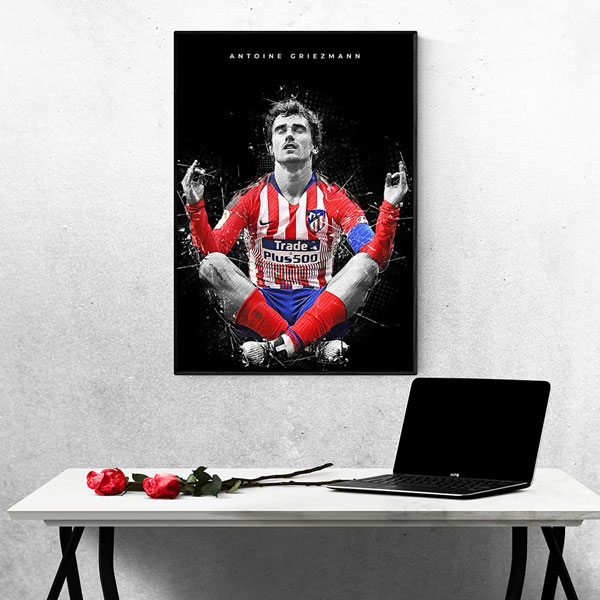 Tranh Treo Tường Cầu Thủ Bóng Đá Antoine Griezmann