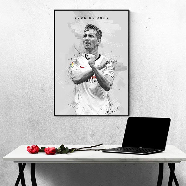 Tranh Treo Tường Cầu Thủ Bóng Đá Luuk de Jong