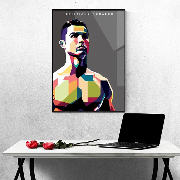 Tranh Treo Tường Cầu Thủ Bóng Đá Cristiano Ronaldo Mẫu 7