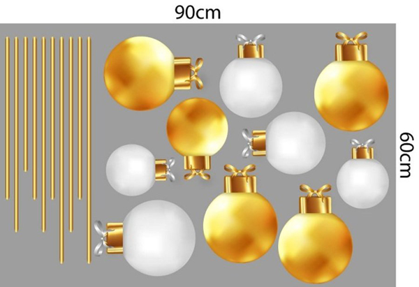 Combo Decal Trang Trí Noel Giáng Sinh May Mắn