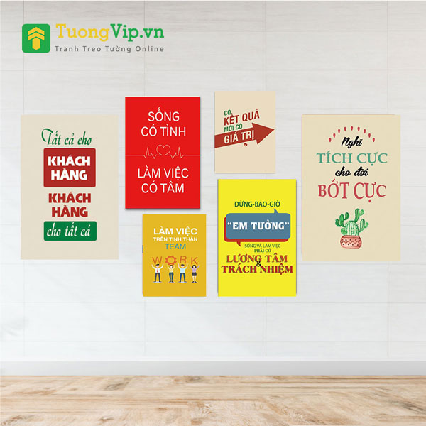 Combo Tranh Treo Tường Tạo Động Lực 32
