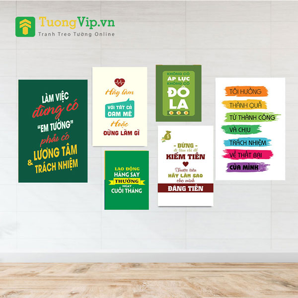 Combo Tranh Treo Tường Tạo Động Lực 37 