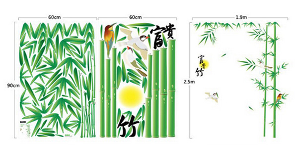 Decal Bụi Trúc To 2