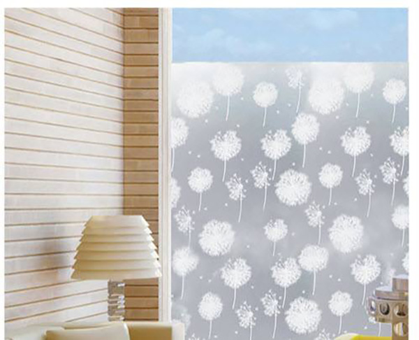 Decal Cuộn Kính Mờ Bồ Công Anh Trắng
