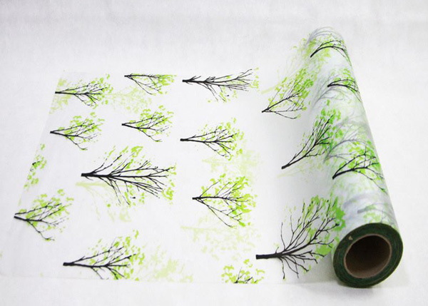 Decal Cuộn Kính Mờ Họa Tiết Cây Xanh