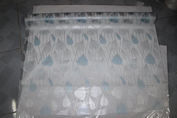 Decal Cuộn Kính Mờ Họa Tiết Lá