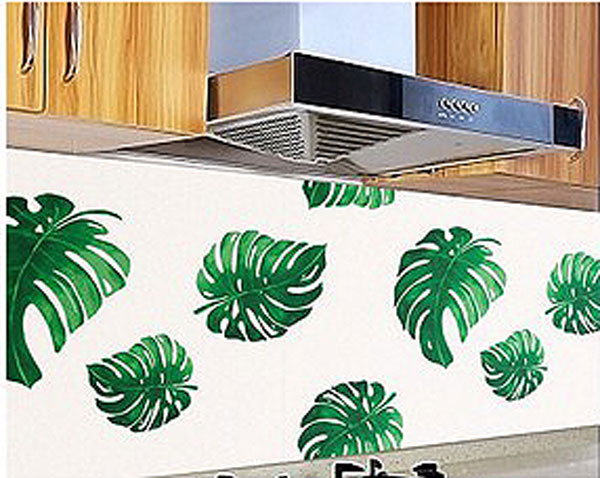 Decal Dán Bếp Lá Dương Xỉ