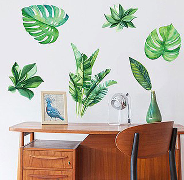 Decal Dán Bếp Lá Dương Xỉ
