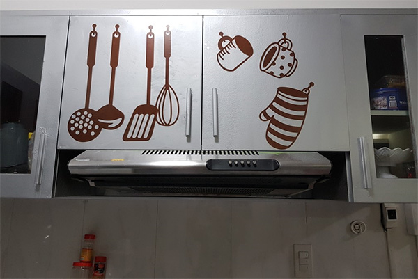 Decal Hình Dụng Cụ Làm Bếp 2
