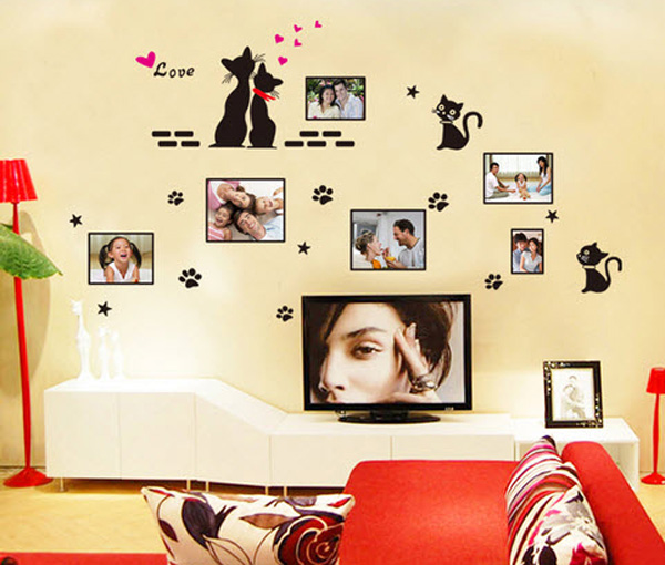 Decal Photo Mèo Đen