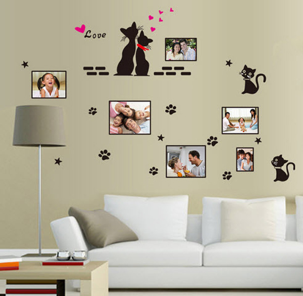 Decal Photo Mèo Đen