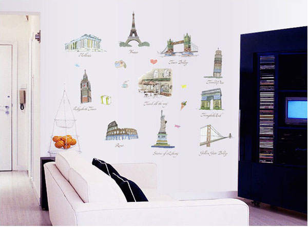 Decal Trang Trí Các Kì Quan Thế Giới