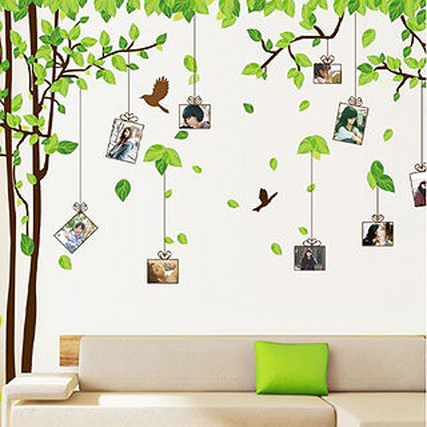 Decal Trang Trí Cây Khung Ảnh Treo