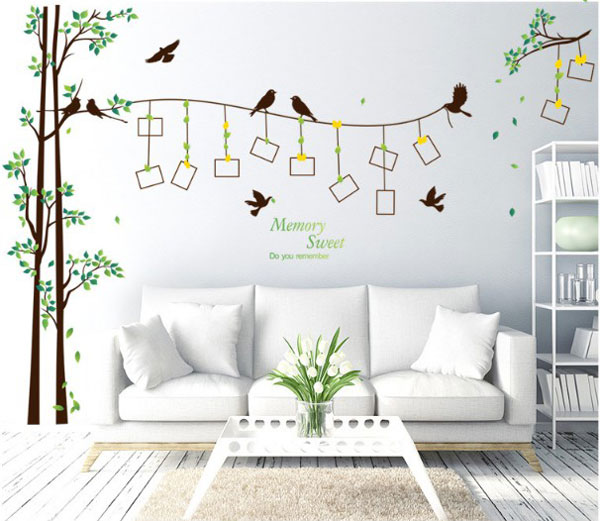 Decal Trang Trí Cây Photo Sweet Memory