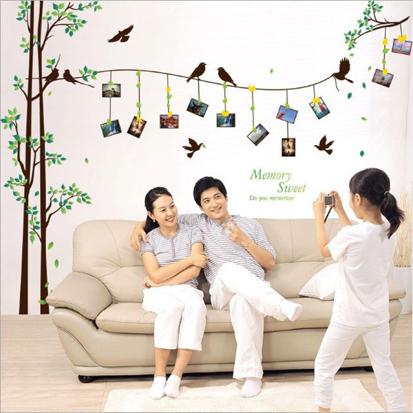 Decal Trang Trí Cây Photo Sweet Memory