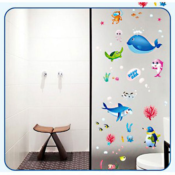 Decal Trang Trí Đại Dương Xanh 2