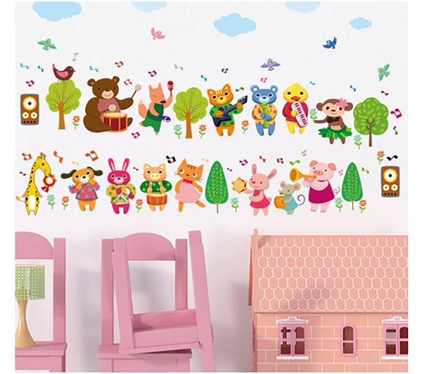 Decal Trang Trí Dàn Hợp Ca Đáng Yêu