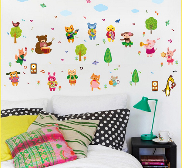 Decal Trang Trí Dàn Hợp Ca Đáng Yêu