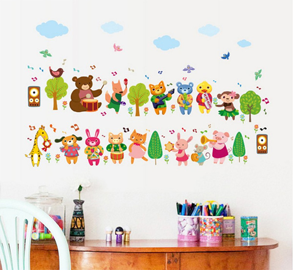 Decal Trang Trí Dàn Hợp Ca Đáng Yêu