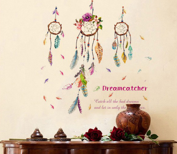 Decal Trang Trí Dream Catcher Sắc Màu