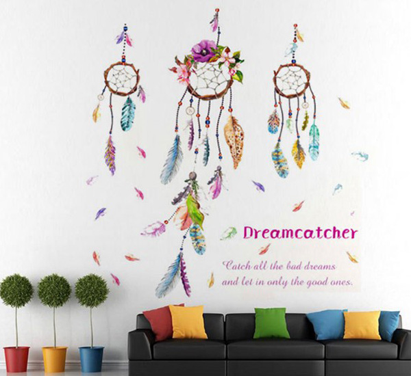 Decal Trang Trí Dream Catcher Sắc Màu