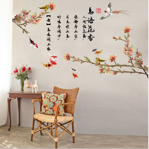 Decal Trang Trí Hồ Cá Koi