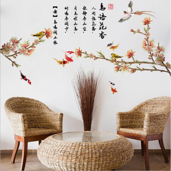 Decal Trang Trí Hồ Cá Koi