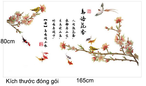 Decal Trang Trí Hồ Cá Koi