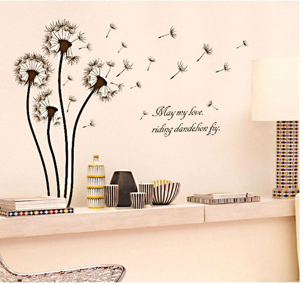 Decal Trang Trí Hoa Bồ Công Anh