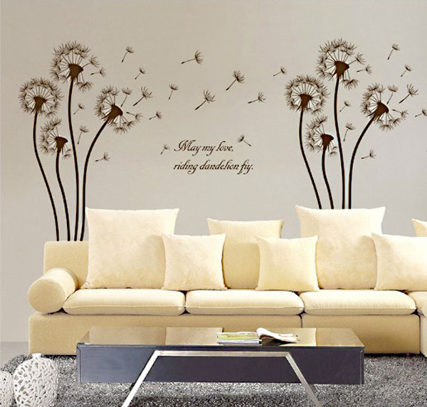 Decal Trang Trí Hoa Bồ Công Anh
