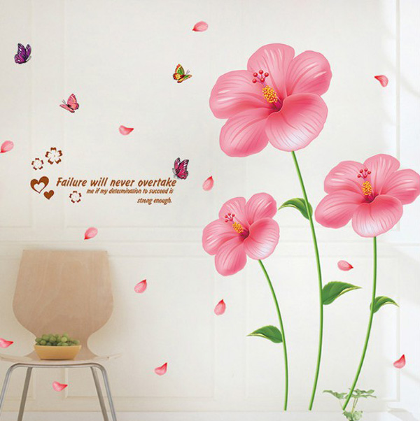 Decal Trang Trí Hoa Hồng