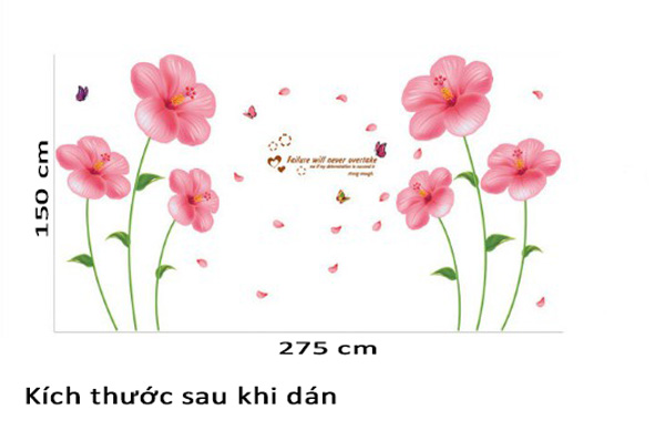 Decal Trang Trí Hoa Hồng
