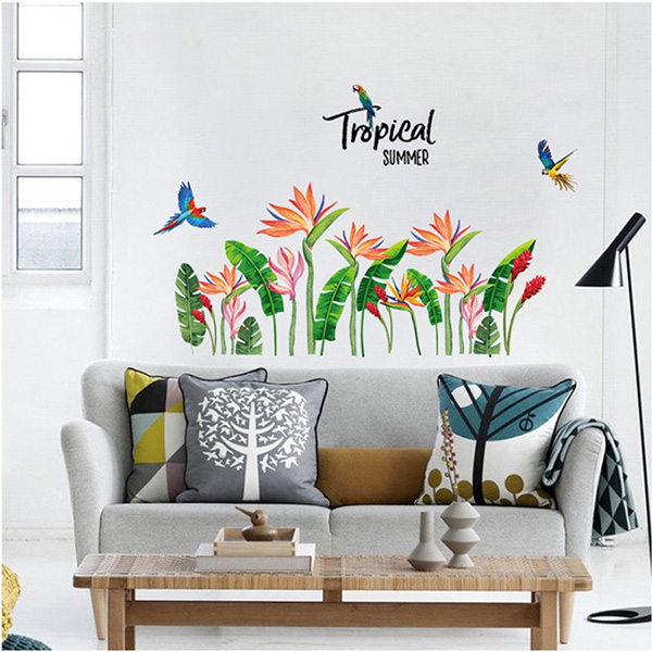 Decal Trang Trí Hoa Thiên Điểu