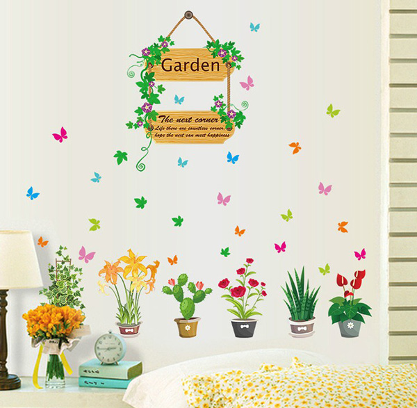 Decal Trang Trí Khu Vườn Sắc Màu