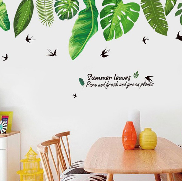 Decal Trang Trí Lá Dương Xỉ