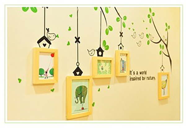 Decal Trang Trí Nhánh Cây Xanh