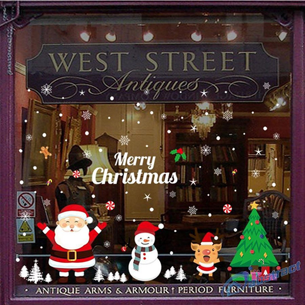 Decal 2 Mặt Trang Trí Noel Những Người Bạn Vui Vẻ