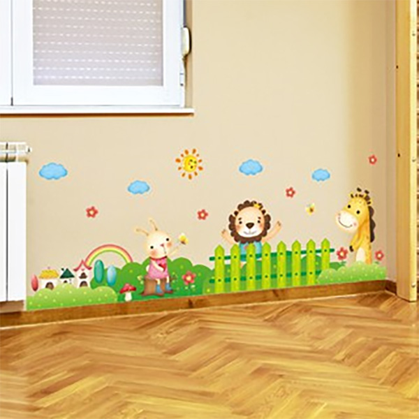 Decal Trang Trí Sư Tử Trò Chuyện Cùng Bạn