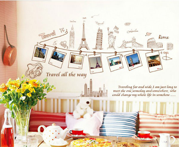 Decal Trang Trí Sưu Tầm Hình Ảnh Du Lịch