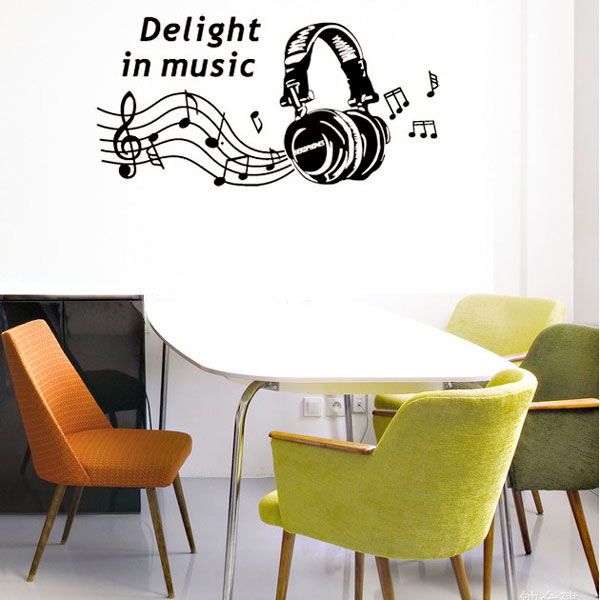 Decal Trang Trí Tai Nghe Music Sành Điệu