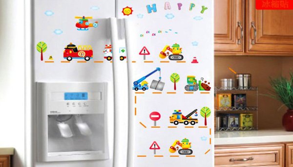 Decal Trang Trí Thế Giới Xe Siêu Kute