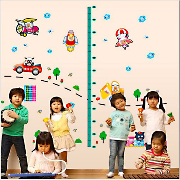 Decal Trang Trí Thước Đo Giao Thông