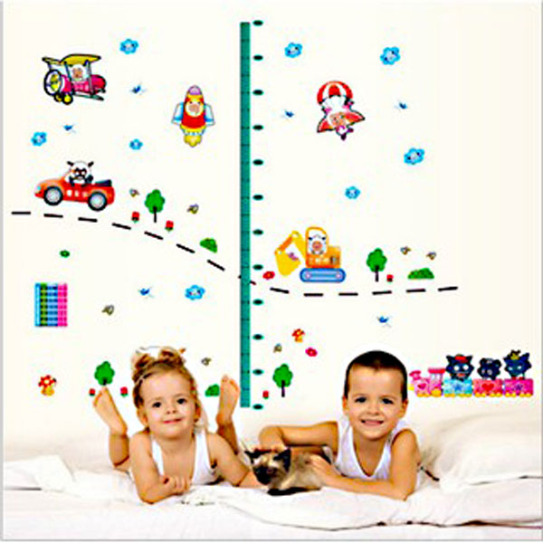 Decal Trang Trí Thước Đo Giao Thông