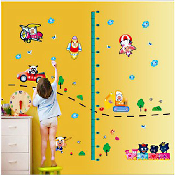 Decal Trang Trí Thước Đo Giao Thông