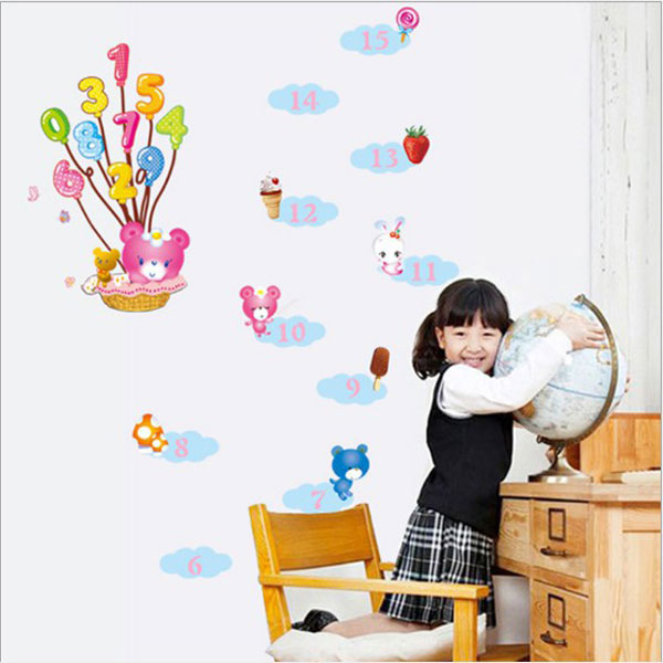 Decal Trang Trí Thước Đo Và Chữ Số