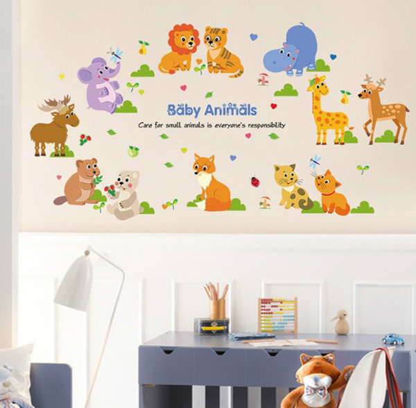Decal Trang Trí Vườn Thú