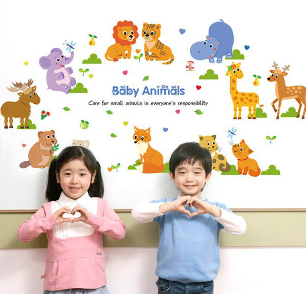 Decal Trang Trí Vườn Thú