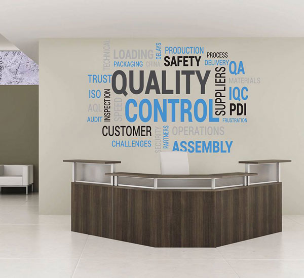 Decal Văn Phòng Quality Control