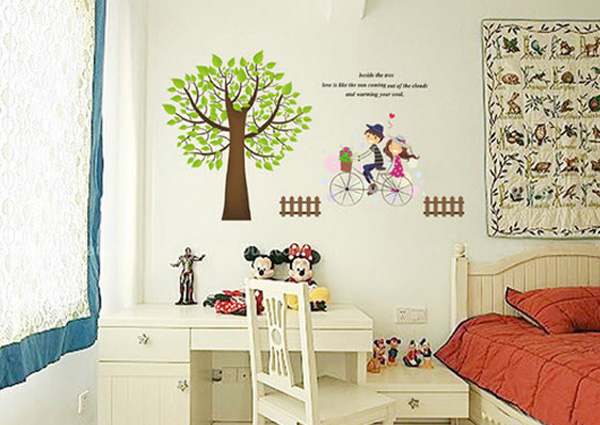 Decal Xe Đạp Tình Nhân