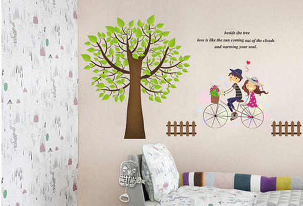 Decal Xe Đạp Tình Nhân